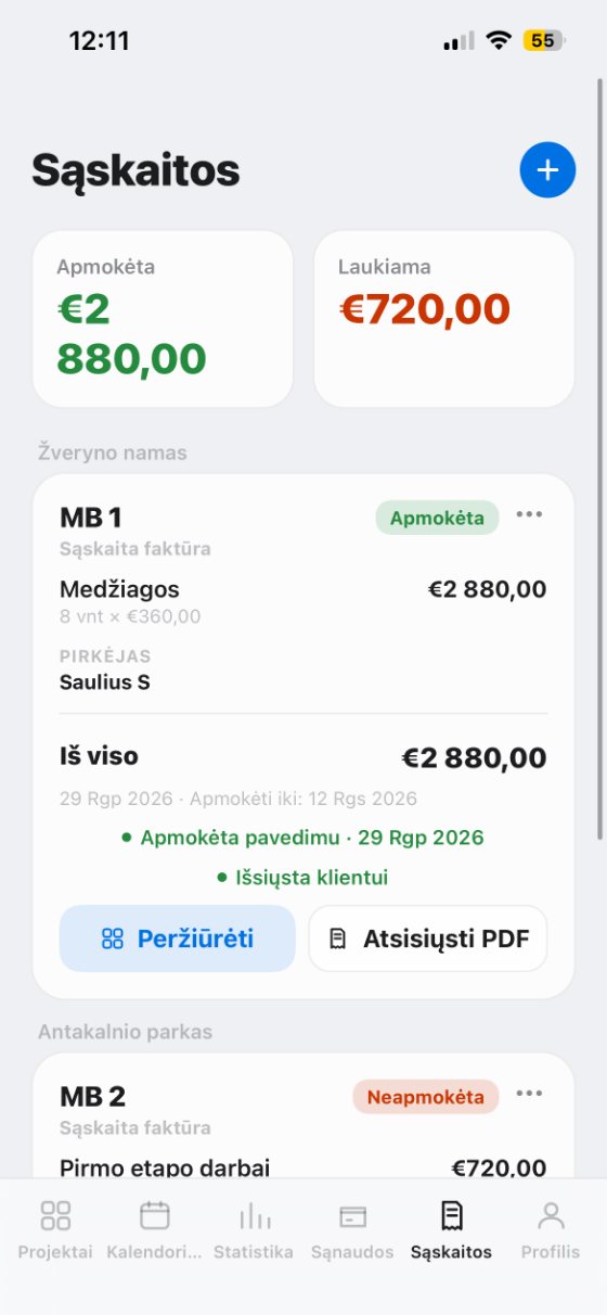 OBtask — Sąnaudos